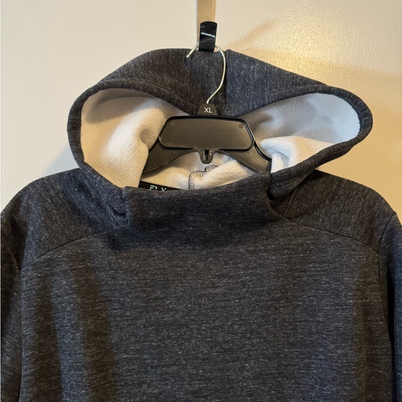 Men Gray Hoodie Size Medium - FLX Brand - Picture 2 of 6